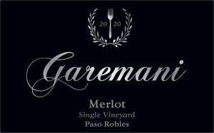 2020 Merlot Bottle